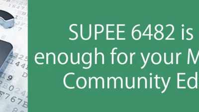 You need to do more than just patching SUPEE 6482