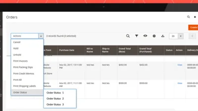 Add Tree Mass action Dynamically In Sales Order Grid in Magento 2