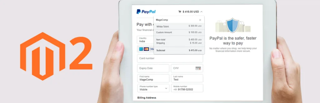 How to manage custom amount with PayPal in Magento 2