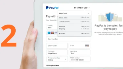 How to manage custom amount with PayPal in Magento 2