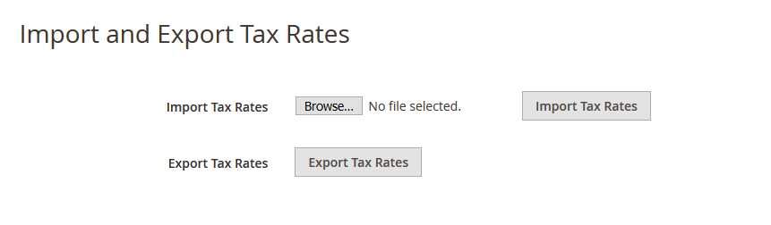 How to setup Tax Rules and Related configuration in Magento 2 import and export rates