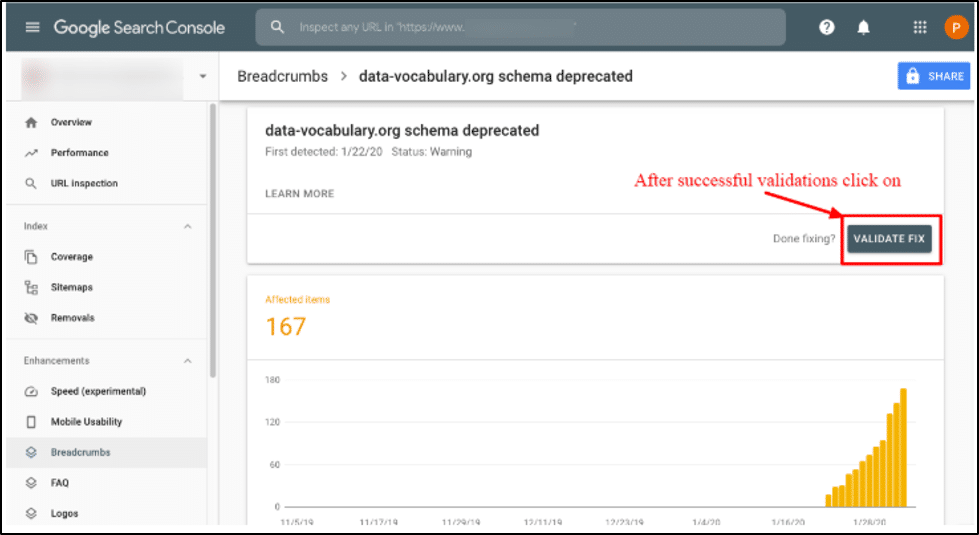Fix In Search Console Data Vocabulary org schema is deprecated and not support by google