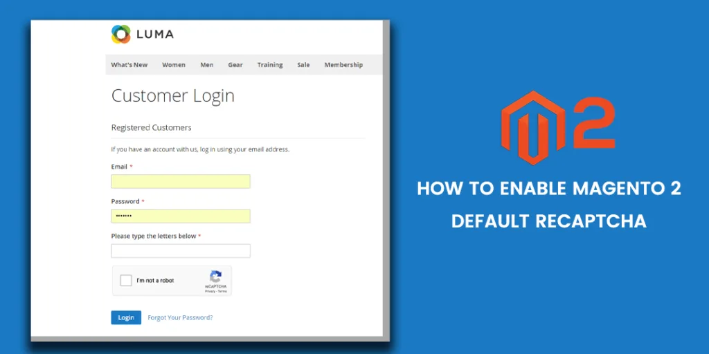 How to Enable Magento 2 Default reCAPTCHA