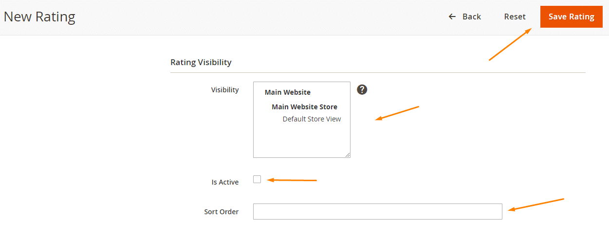 set according to your choice where you want to make visible on your store