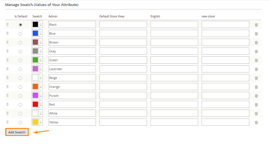 Configure Color Swatches in Magento 2