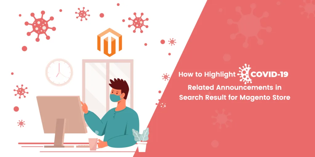 How to highlight COVID 19 related announcements in Search for Magento Store