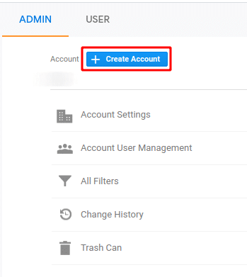 Create GA Account