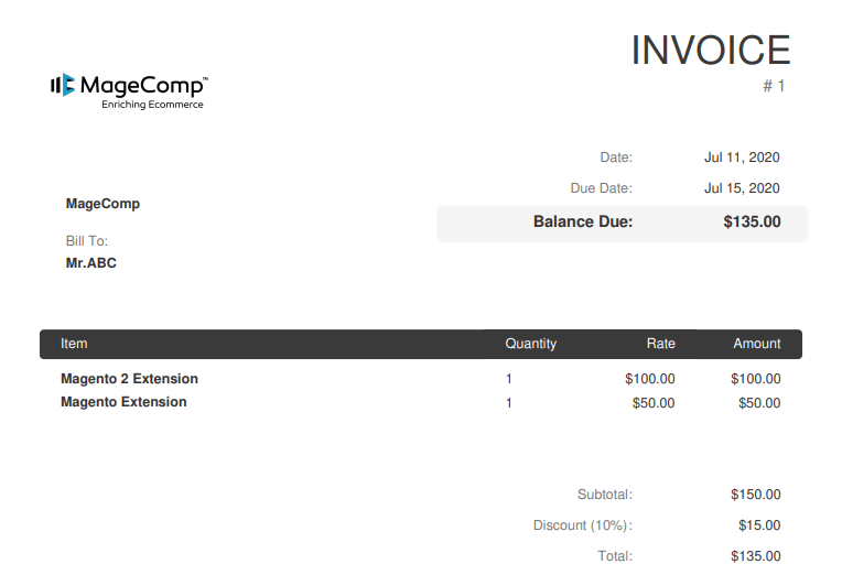 How to Change PDF Invoice Logo in Magento 2 sample