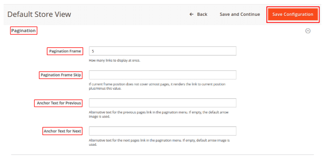 How to Configure the Pagination Controls in Magento 2