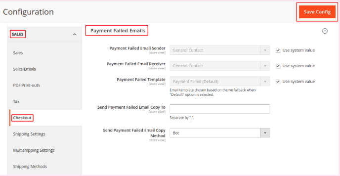 How to Configure Payment Failed Email in Magento 2