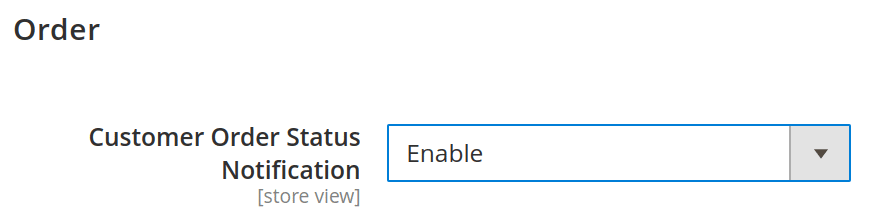 Order segment