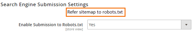 add a reference of your sitemap