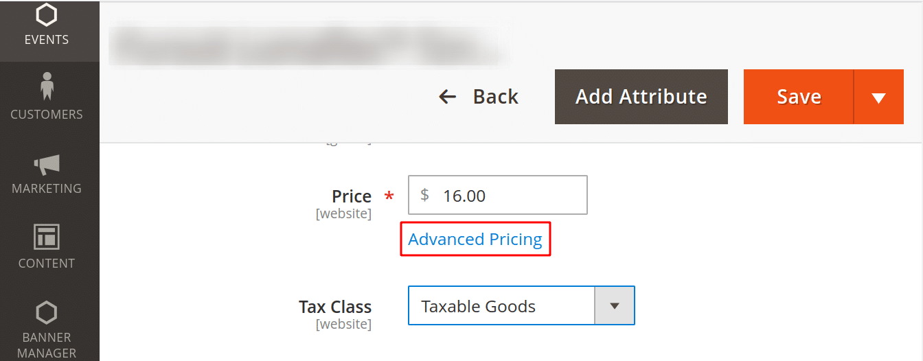 advanced pricing