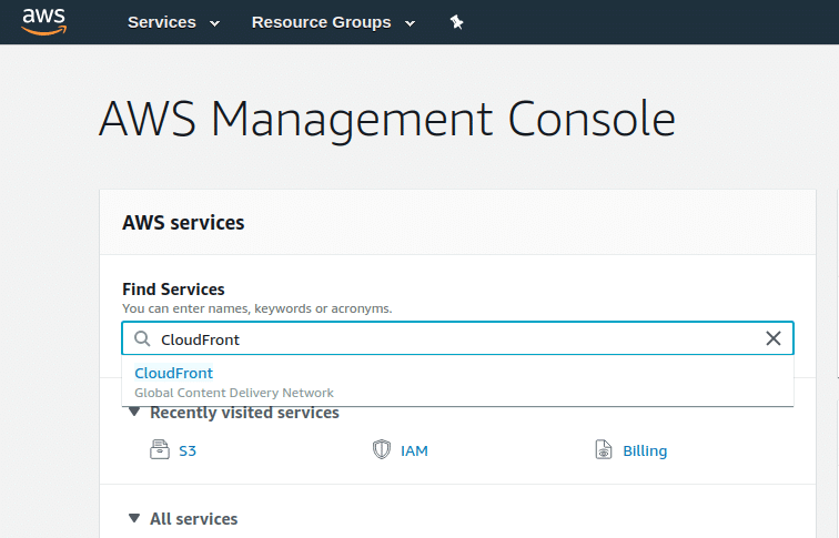 1.AWS Management Console