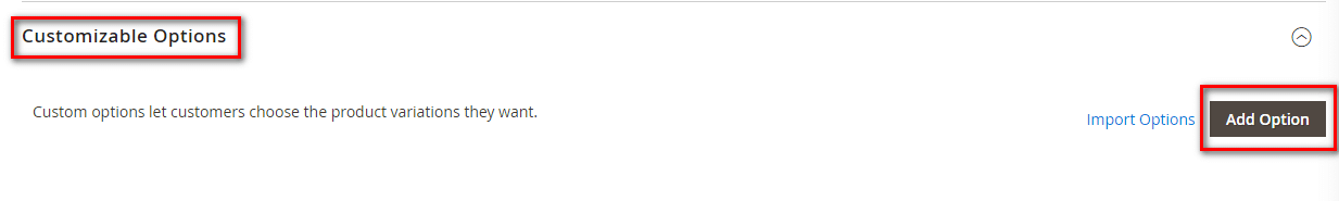 Product Custom Options in Magento 2