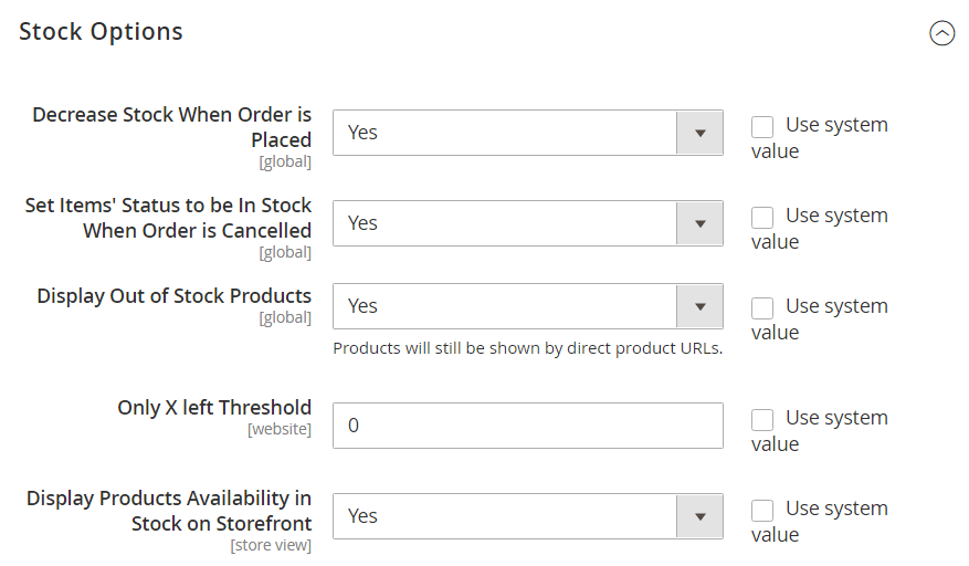 Setup Product Stock in Magento 2