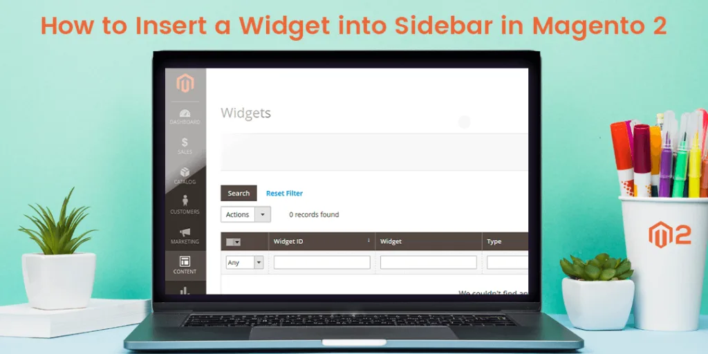 How to Insert a Widget into Sidebar in Magento 2