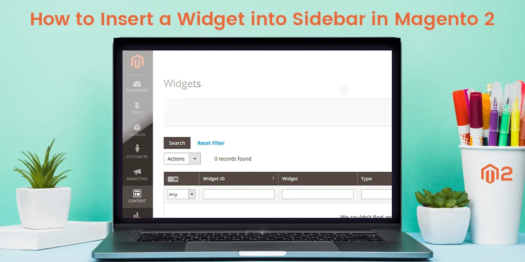 How to Insert a Widget into Sidebar in Magento 2