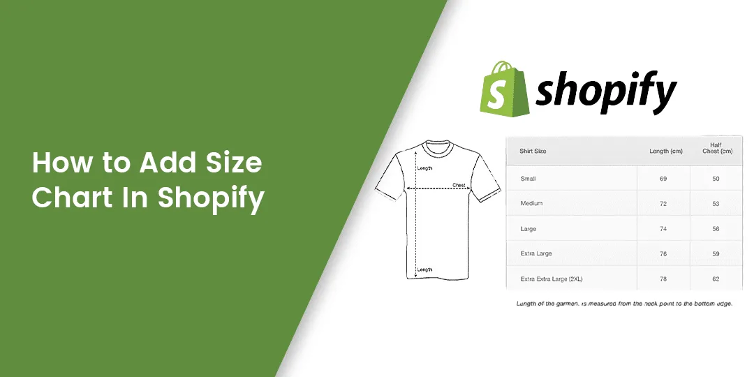 How to Add Size Chart In Shopify