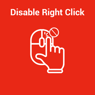 magento 2 disable right click