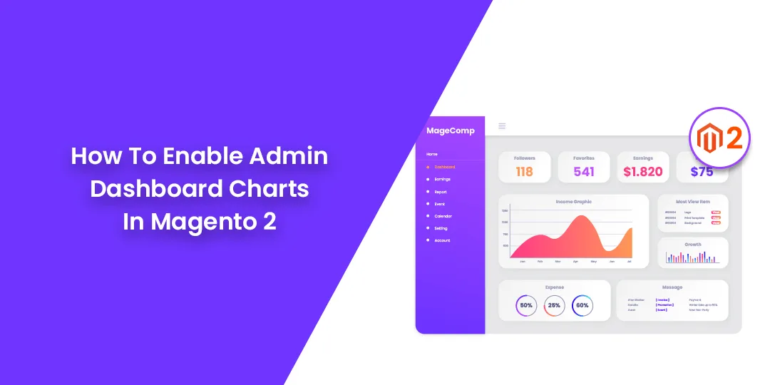 How To Enable Admin Dashboard Charts In Magento 2