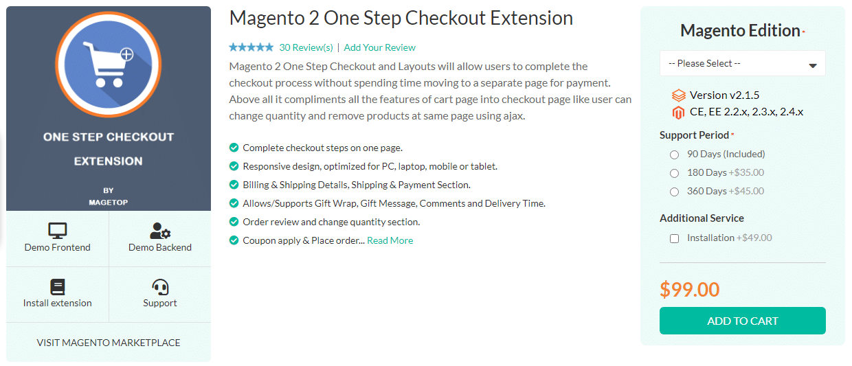 Best Magento One Step Checkout Extensions MageComp