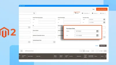 Get Orders Collection Between a Date Range in M2