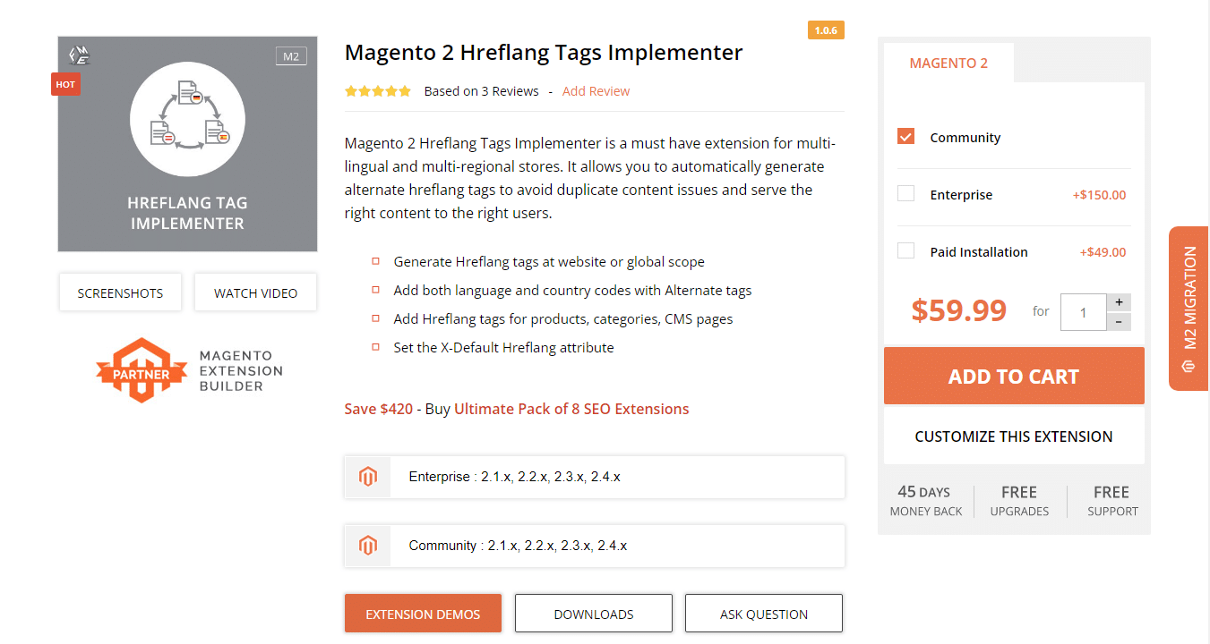 FME Magento Extensions - Magento 2 Hreflang Tags Implementer