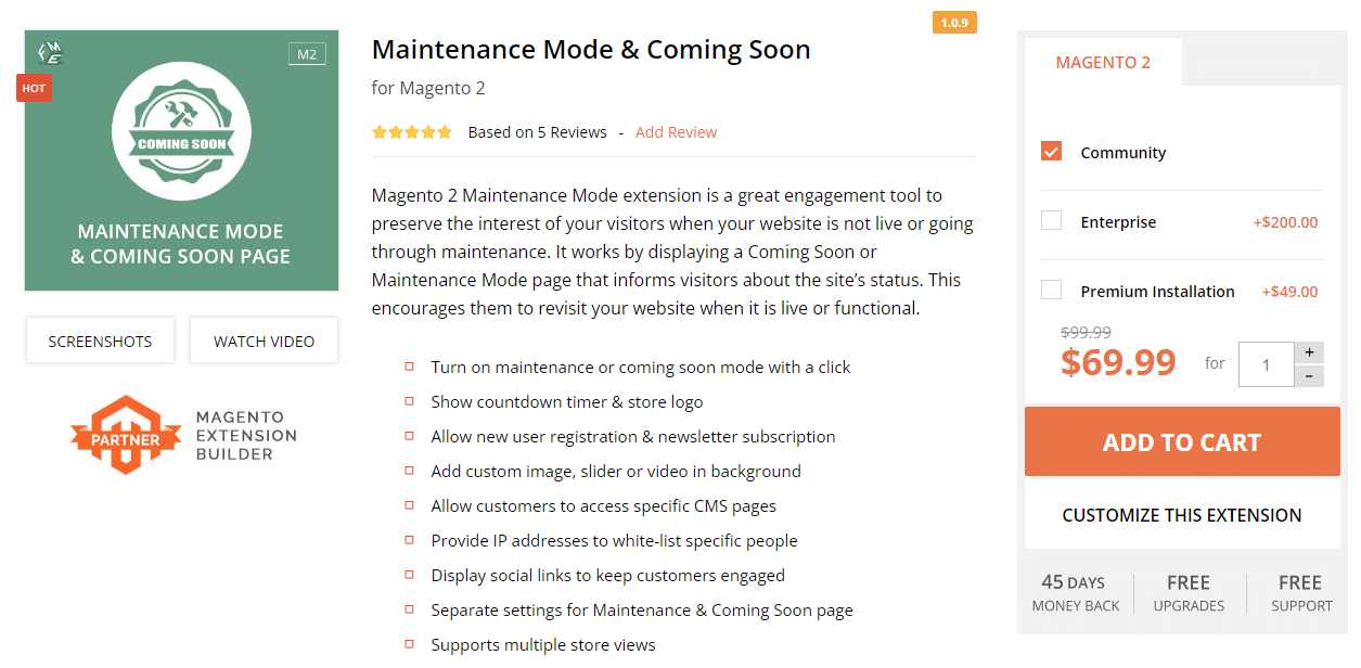 FME Magento Extensions - Maintenance Mode & Coming Soon