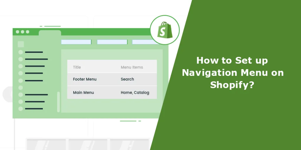 How to Set up Navigation Menu on Shopify