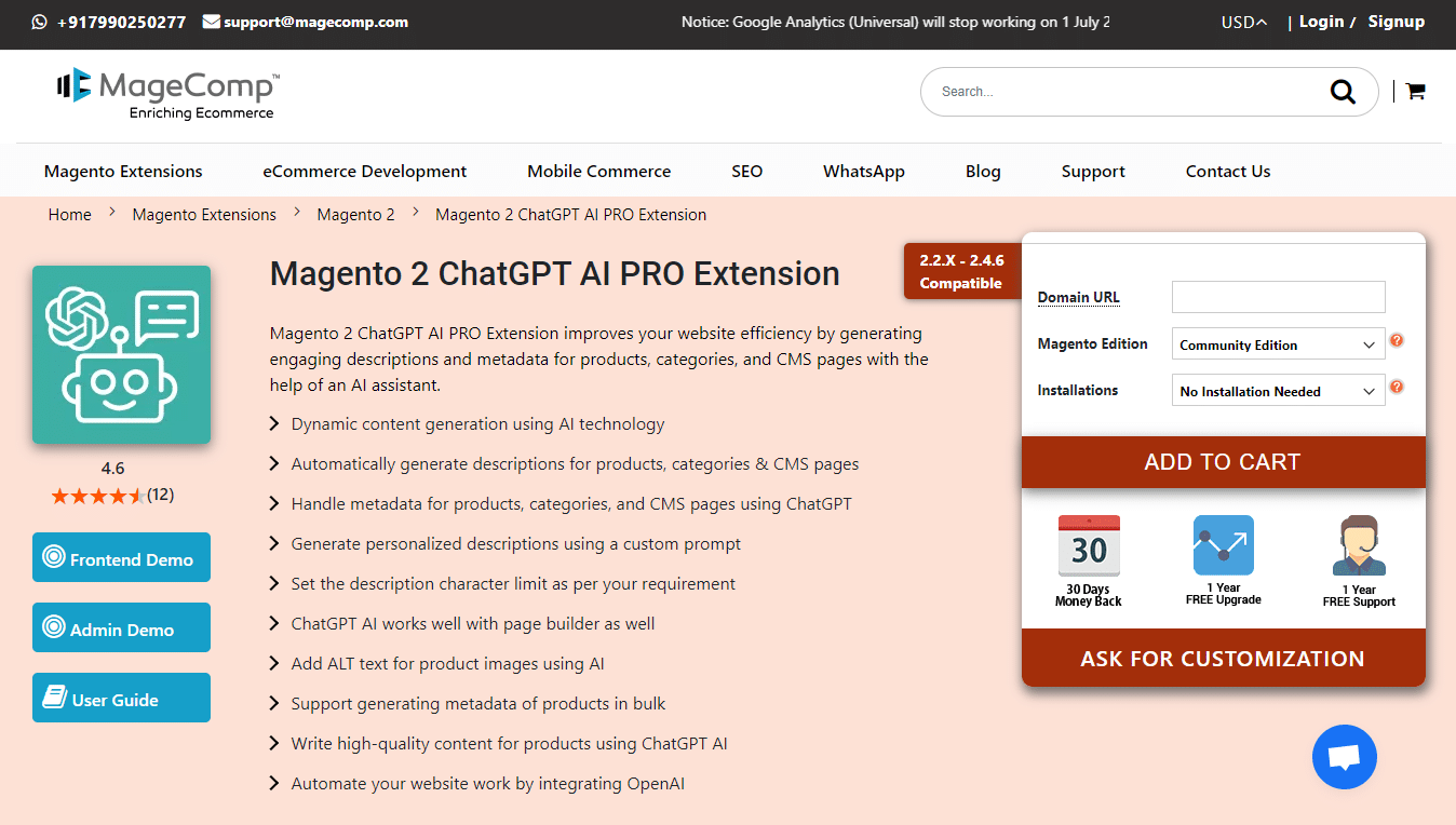 7 Best Magento 2 AI ChatGPT Extension Providers in 2023