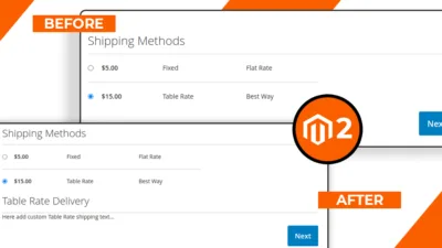 How to Add Additional Text based on Selected Shipping Methods in the Checkout in M2