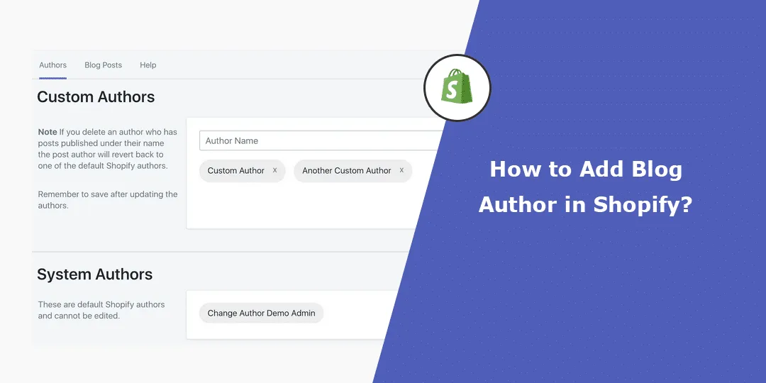 How to Add Blog Author in Shopify