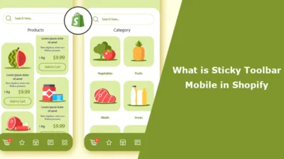 What is Sticky Toolbar Mobile in Shopify