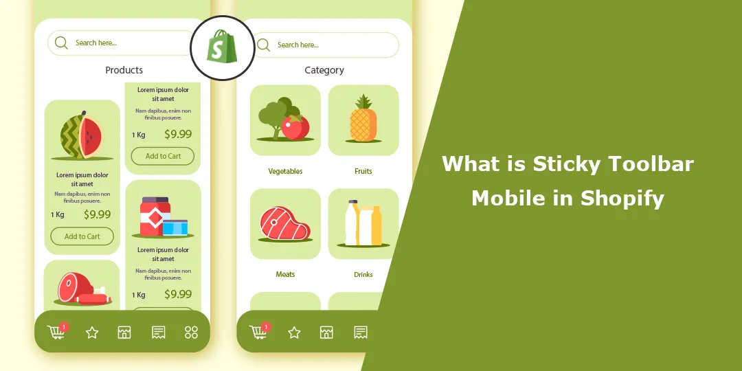 What is Sticky Toolbar Mobile in Shopify