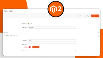 How to Add Custom Button in Backend CMS Page Section in M2