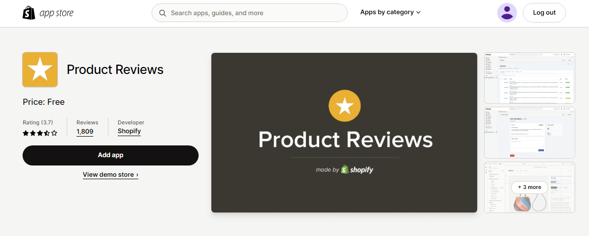 Product Reviews App