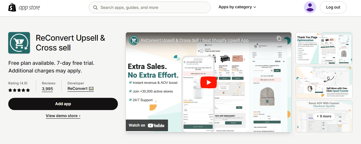 ReConvert Upsell & Coss sell