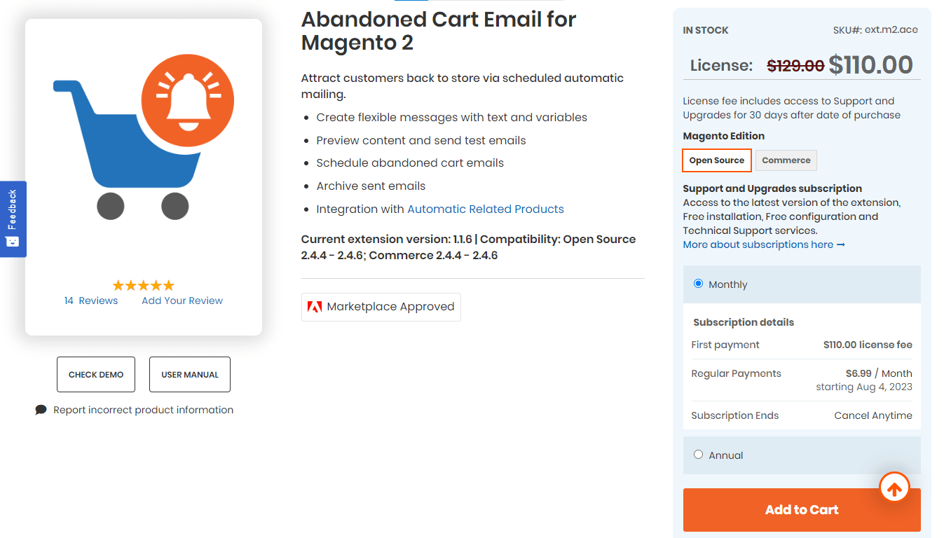 Top 10 Magento 2 Abandoned Cart Email Extensions