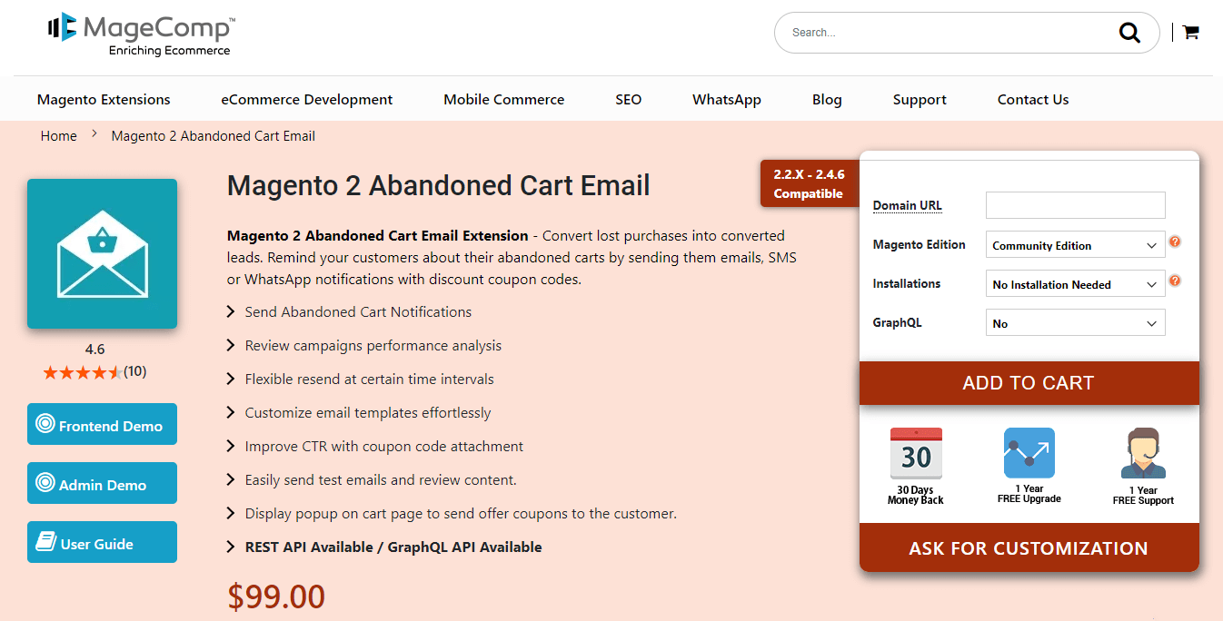 Top 10 Magento 2 Abandoned Cart Email Extensions