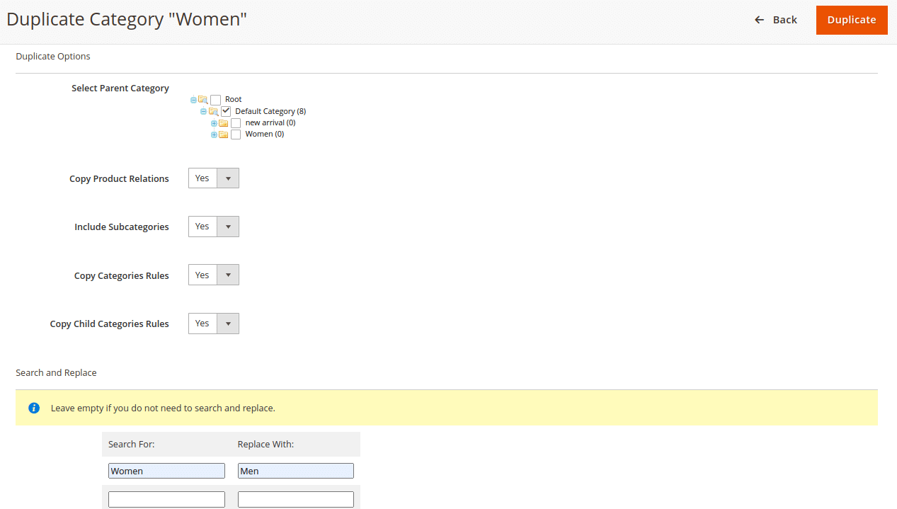 How to Create and Manage Duplicate Categories in Magento 2