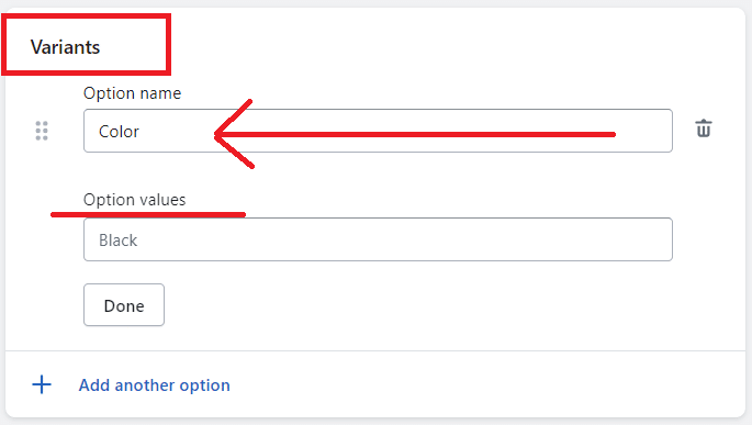 How to Add Product Variants in Shopify
