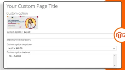 How to Show Product Custom Option into Custom Page in Magento 2