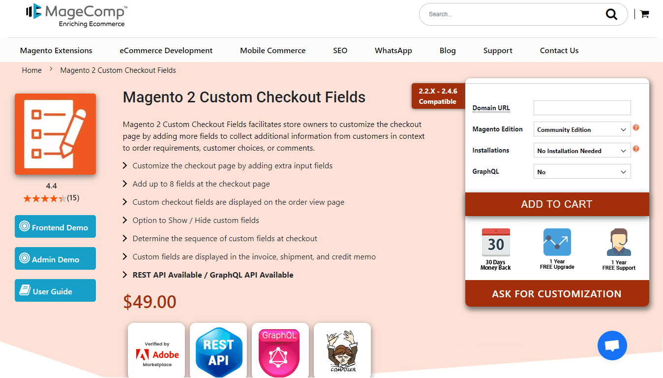 Top 6 Trustworthy Magento 2 Custom Checkout Fields Extension Providers