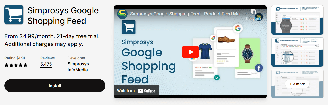 Simprosys Google Shopping Feed