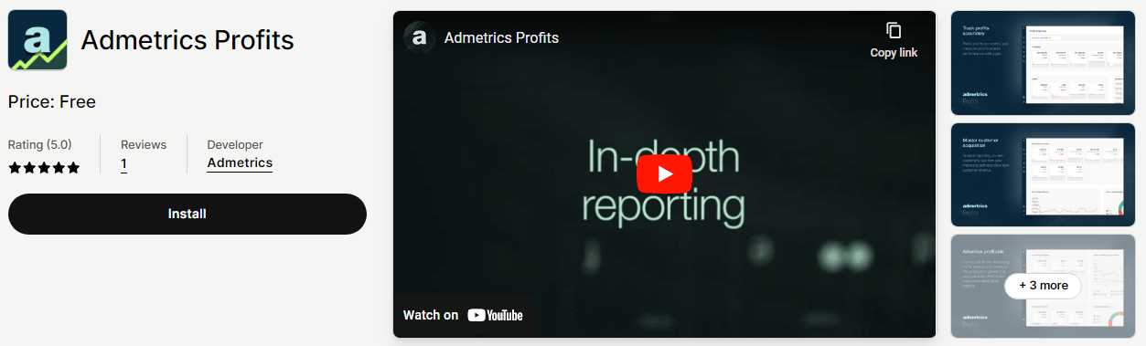 Admetrics Profits