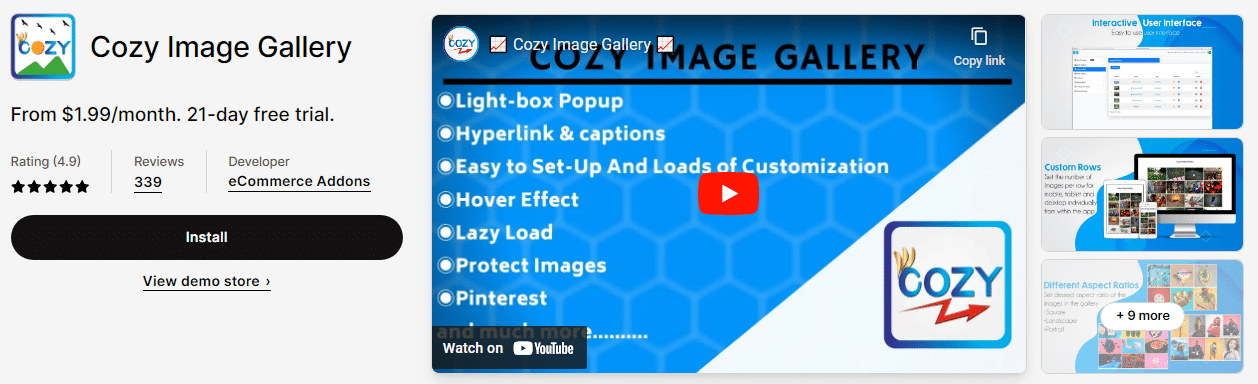 Cozy Image Gallery