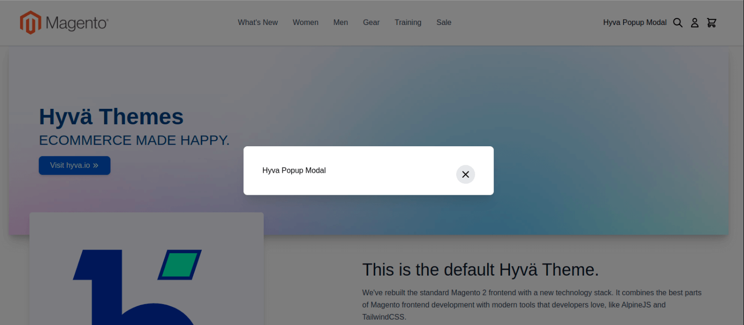 Hyva Popup Modal