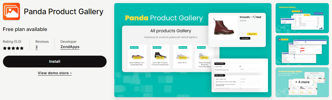 Panda Product Gallery