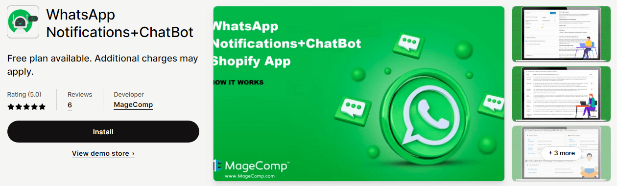 WhatsApp Notifications+Chatbot